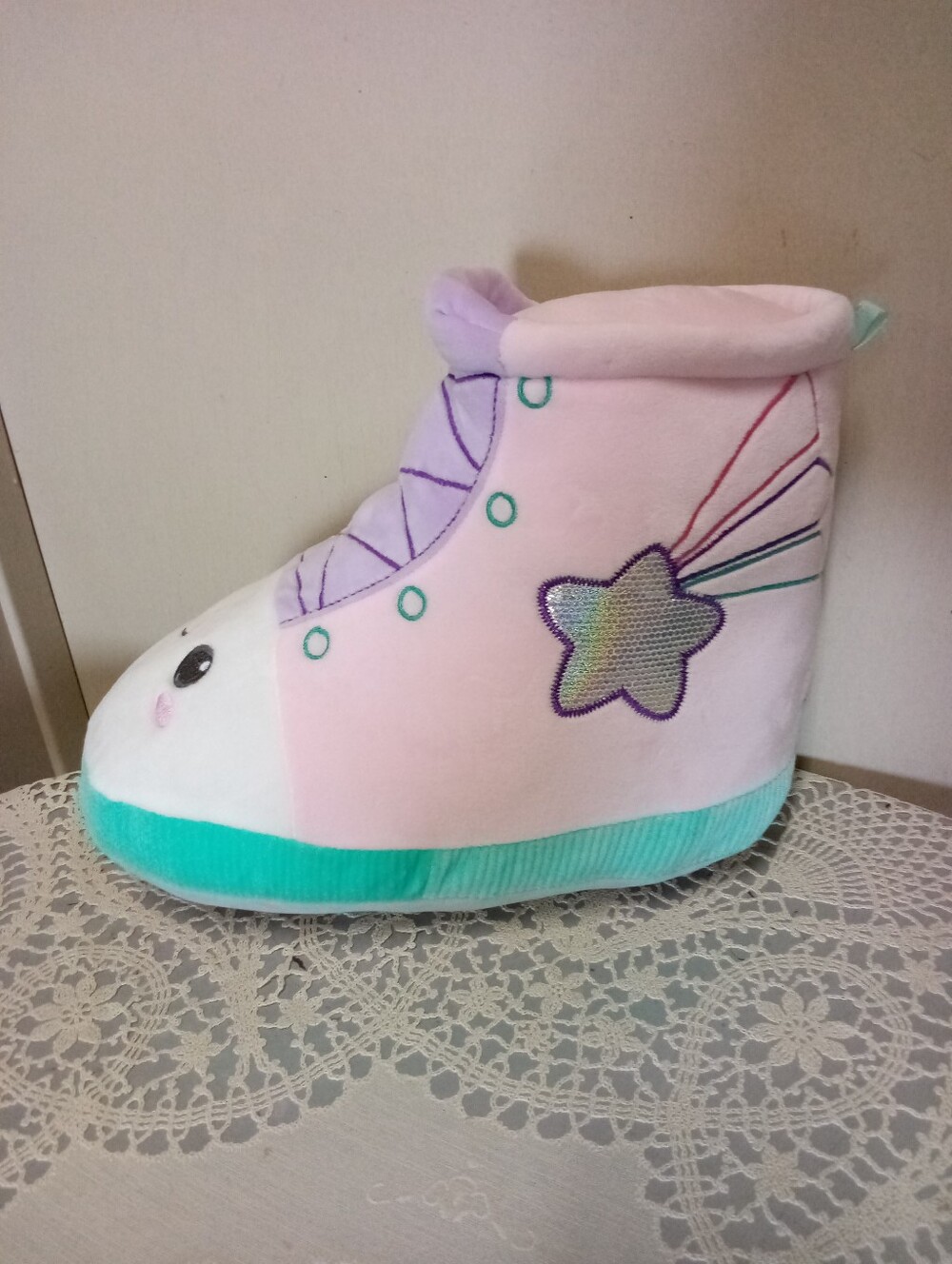 New, Plush Pink Sneaker